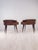 Mid-Century Italian Bedside Tables with Double Glass Tops, 1950s, Set of 2 For Sale - Image 4 of 18