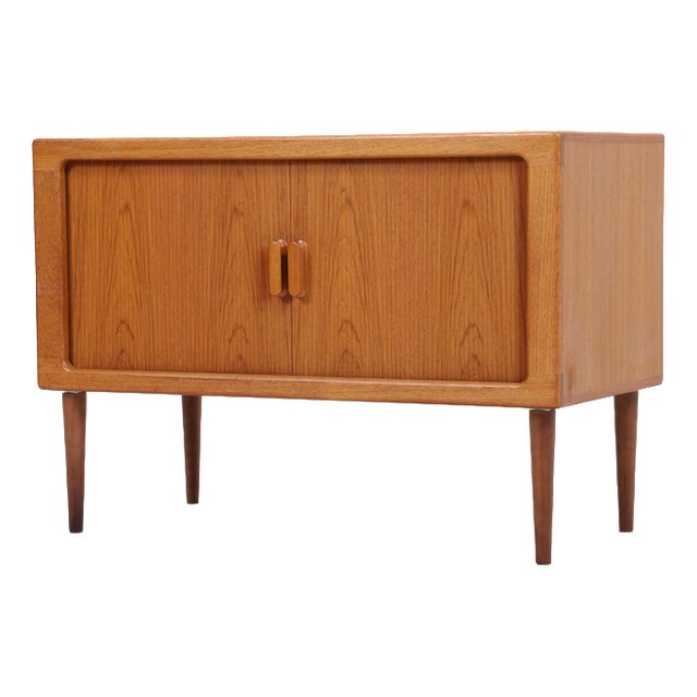 Mid-Century Danish Chest of Drawers in Teak with 2 Doors from Silkeborg For Sale