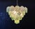 Space Age Murano Chandelier with Green Albaster Iridescent Glass Plates, 1990s For Sale - Image 6 of 18