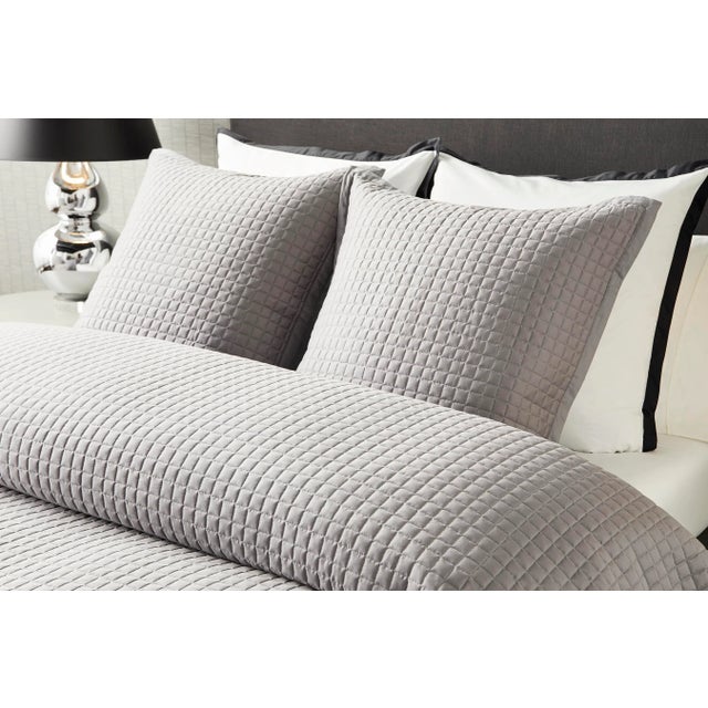 Coleman King Cotton Coverlet Set, Storm, 4 Pieces For Sale - Image 4 of 9