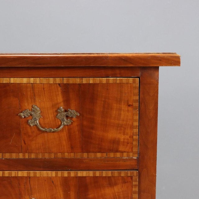 Antique Louis XVI Style Chest of Drawers in Mahogany, 20th Century For Sale - Image 4 of 11