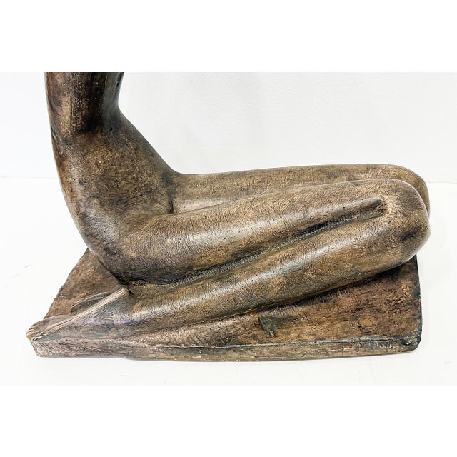 1970s 1970s Chuck Dodson Erotic Nude Sculpture in Plaster Composition For Sale - Image 5 of 6