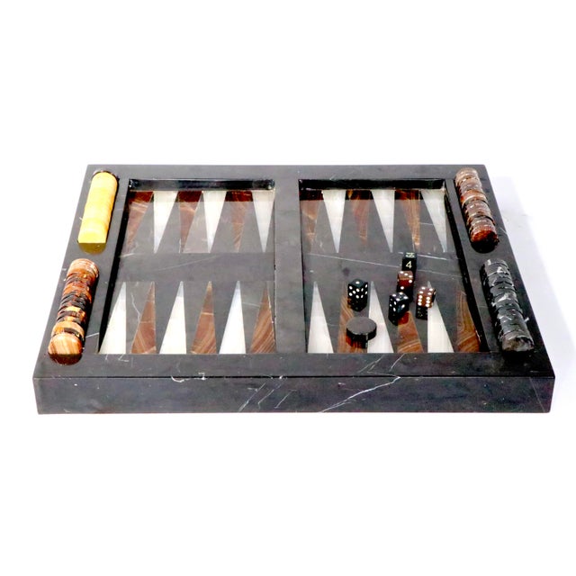 Vintage Marble and Onyx Made in Italy Circa 1970's For Sale - Image 13 of 13