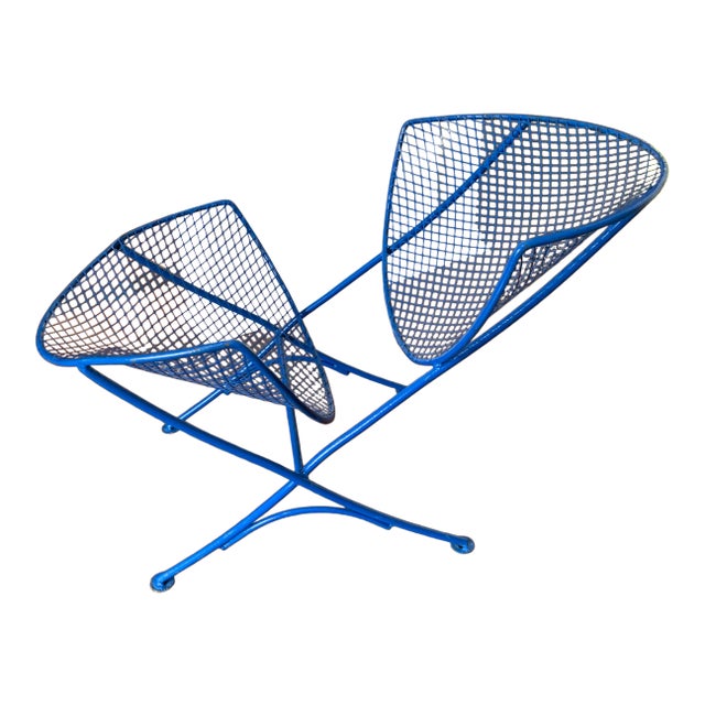 Vintage “Orange Slice” Chair Attributed to Salterini For Sale