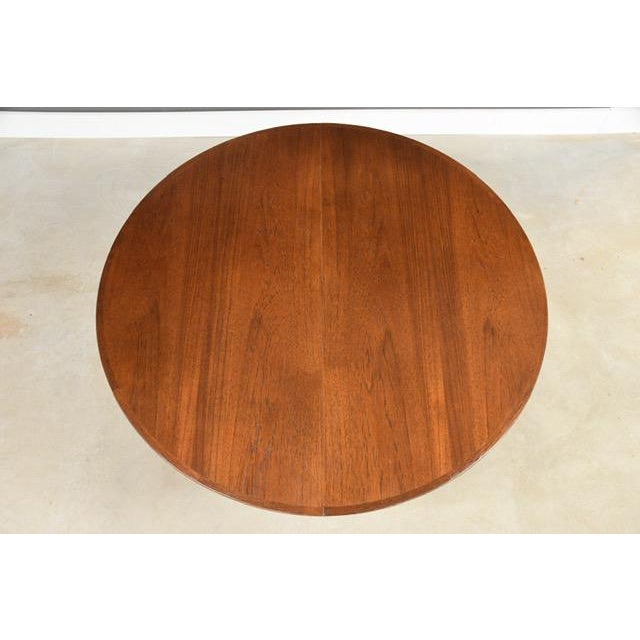 Wood 1960s Refinished 86” Danish Modern Teak Dining Table by BPS For Sale - Image 7 of 12