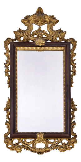 Portuguese Mirror of King José I, 18th Century