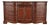 Thomasville French Louis Philippe Carved Mahogany Marble Top Triple Dresser or Credenza For Sale
