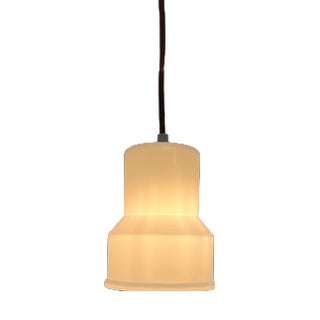 White Glass Pendant Lamp by Sidse Werner for Holmegaard For Sale