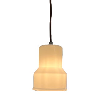 White Glass Pendant Lamp by Sidse Werner for Holmegaard For Sale