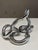Postmodern Richard X. Zawitz Chrome Tangle Sculpture, Postmodern Design Object, Circa 1980s For Sale - Image 3 of 5
