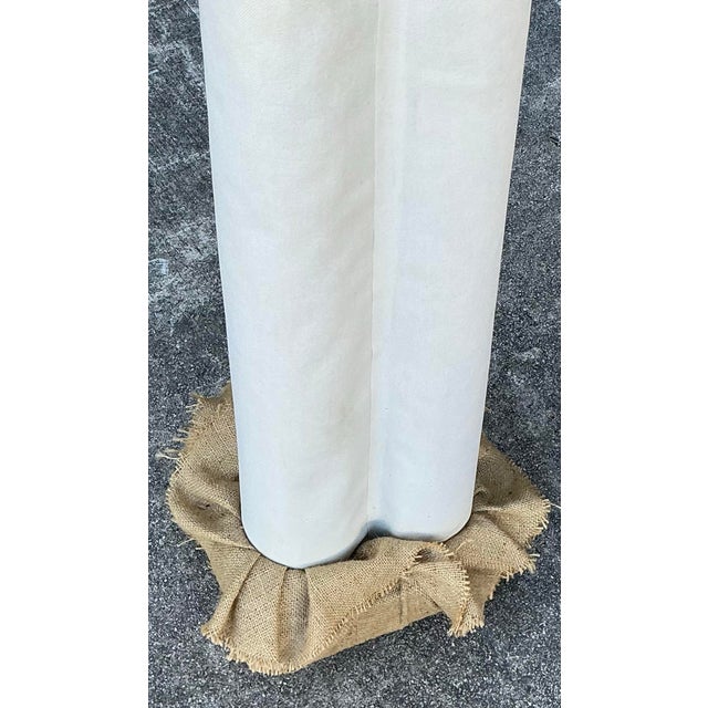 Vintage Monumental Cut Canvas Palm Tree For Sale - Image 10 of 12