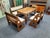 Mid-Century Modern Dining Room Set by Gilbert Marklund for Furusnickarn, Sweden, 1970s, Set of 5 For Sale - Image 3 of 18