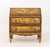 Venetian Chinoiserie Painted Secretaire, with figural and landscape scene motif, and fall front writing surface opening to...