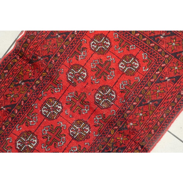 1920s, Antique Afghan Ersari Tribal Rug 3' X 4' For Sale In New York - Image 6 of 9