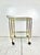 Vintage Art Deco Brass Bar Cart For Sale - Image 11 of 12