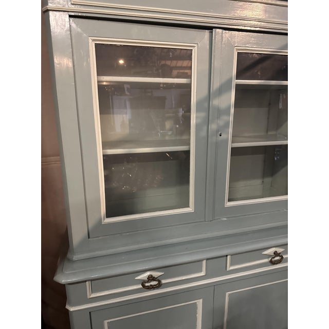 Wooden 2-Body Display Buffet For Sale - Image 3 of 5