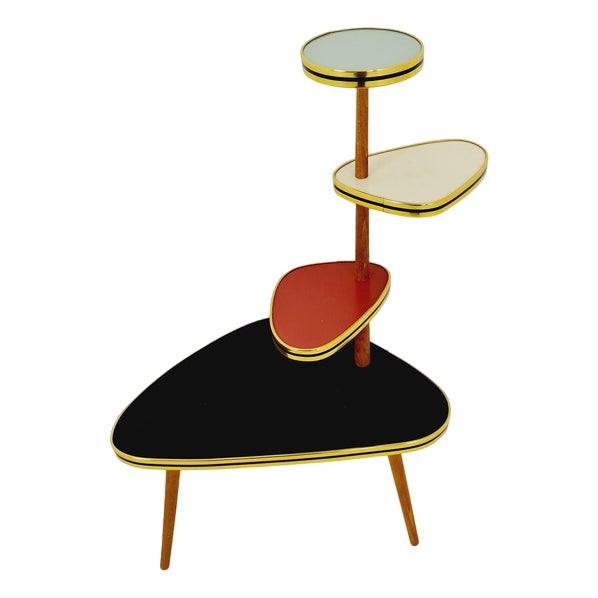 Vintage German Plant Stand, 1950s For Sale