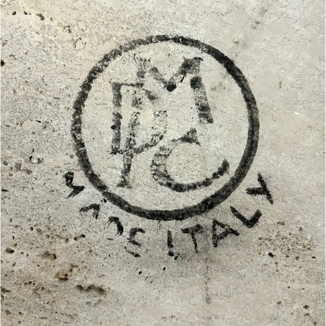 Vintage French Louis XVI Style Round Marble Top Side Table End Table For Sale - Image 9 of 10