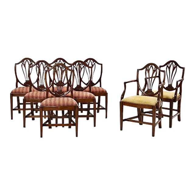 George III Dining Chairs, C. 1780 For Sale
