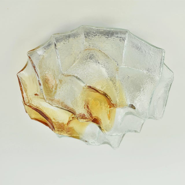 Murano Glass Flush Mount by Mazzega, 1970s For Sale - Image 3 of 11