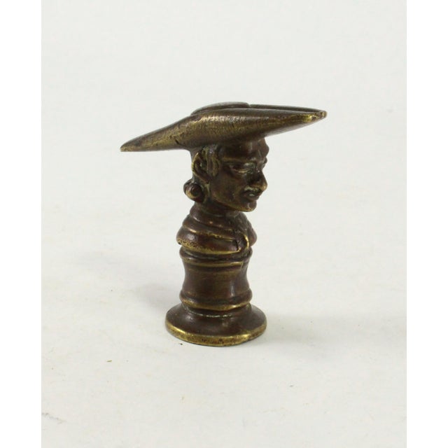 A very interesting apothecary tool A beautiful figural masher or pestle used for crushing herbs and pills Made of cast...