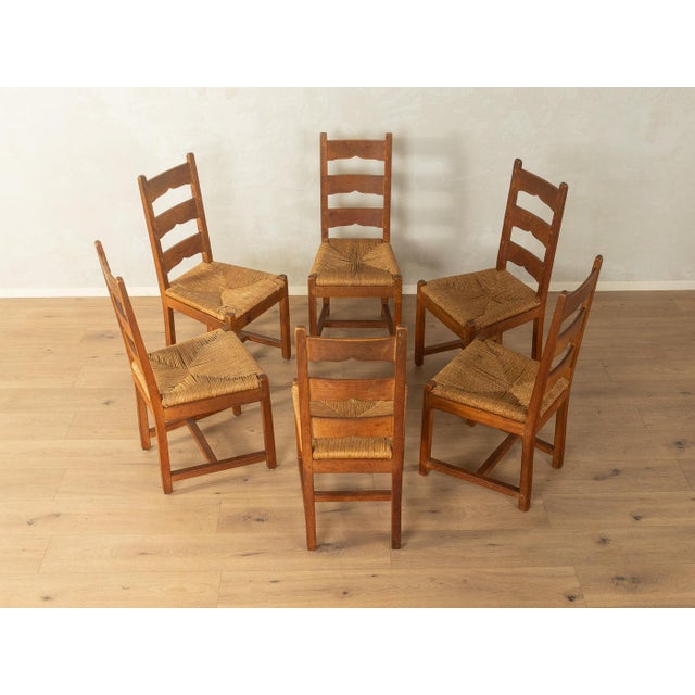 Brutalist dining chairs fine craftsmanship high-quality materials Made in France Seat Height: 47.0 cm Width: 45 cm Height:...
