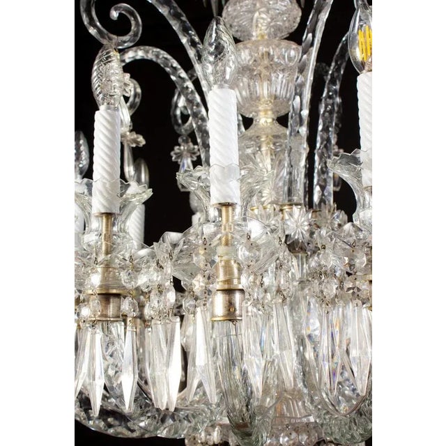19th-Century French Crystal Chandelier, 1880s For Sale - Image 5 of 17
