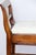 1970s Art Deco Oak Stool with Cream Velvet Seat, 1970s For Sale - Image 5 of 7