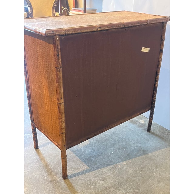 Late 19th Century Late 19th Century Victorian Bamboo Chest For Sale - Image 5 of 8