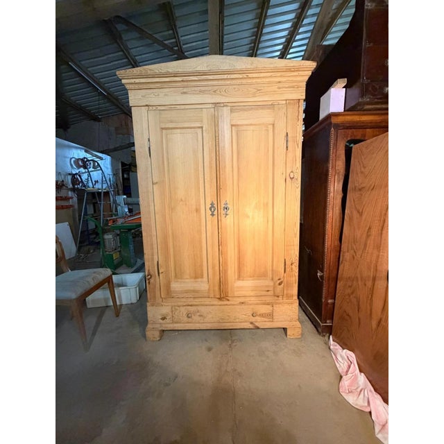 Farmhouse Cupboard in Softwood Pine Natural Wood, 1890s For Sale - Image 13 of 13