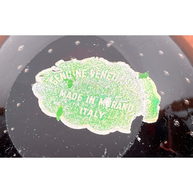 Vintage Italian Bullicante Murano Glass Ashtray, 1970s For Sale - Image 13 of 18