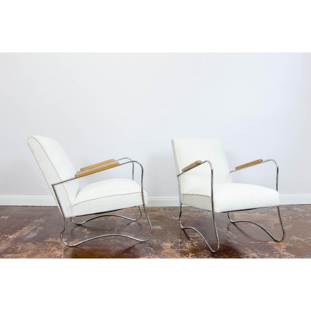Bauhaus Armchairs by Wschod, Poland, 1950s, Set of 2 For Sale - Image 18 of 18