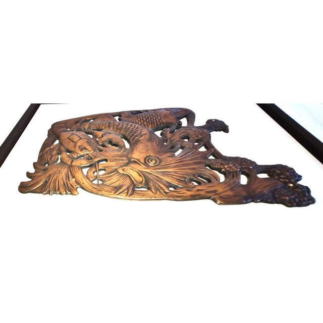 Art Nouveau Koi Carp Relief, 1890s For Sale - Image 3 of 4