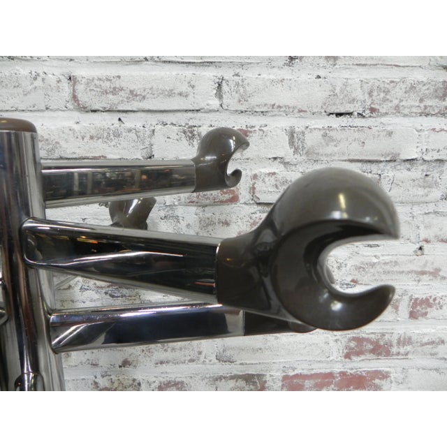 Mid-Century French Chrome Coat Rack, 1960s For Sale - Image 10 of 15
