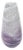 Swirled Smoke and Aubergine Torpedo Glass Vase- Tall For Sale