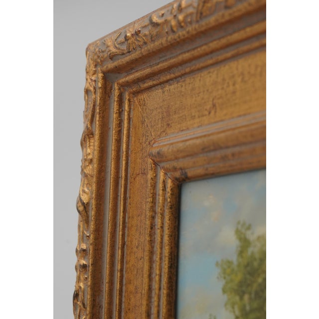 1980s Pair of Oil on Board Woodland Landscape Paintings - Signed For Sale - Image 10 of 15