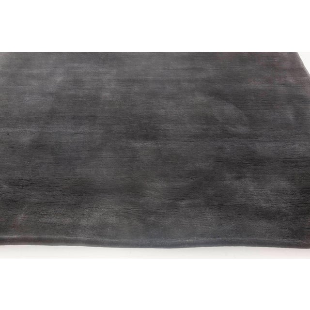 Modern Black Mohair Rug by Doris Leslie Blau For Sale - Image 4 of 7
