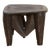 Slate Gray Painted Nupe Stool For Sale