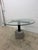 Saporiti Rare Giovanni Offredi Steel and Concrete Dining or Center Table for Saporiti For Sale - Image 4 of 18