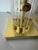 1980s Vintage Sciolari Style Brass & Clear Ribbed Lucite Table Lamps – Pair For Sale - Image 10 of 12