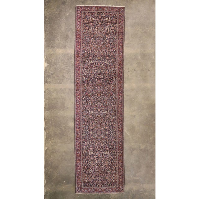 Textile Antique Persian Mashhad Rug - 05'07 X 21'04 For Sale - Image 7 of 7
