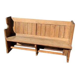 19th Century Deacons Bench For Sale