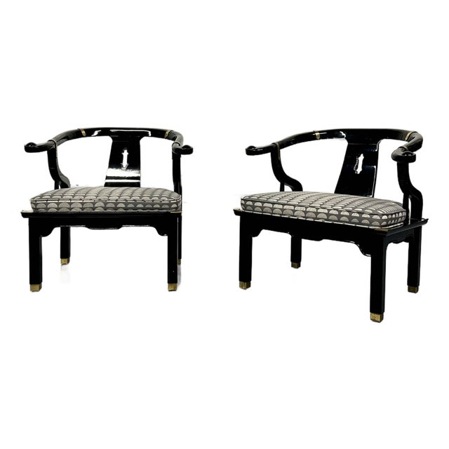 James Mont Ming Style Chairs by Century Furniture For Sale