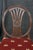 Antique Hepplewhite Carved Mahogany Oval Wheel Back Dining Side Desk Chair For Sale - Image 4 of 18