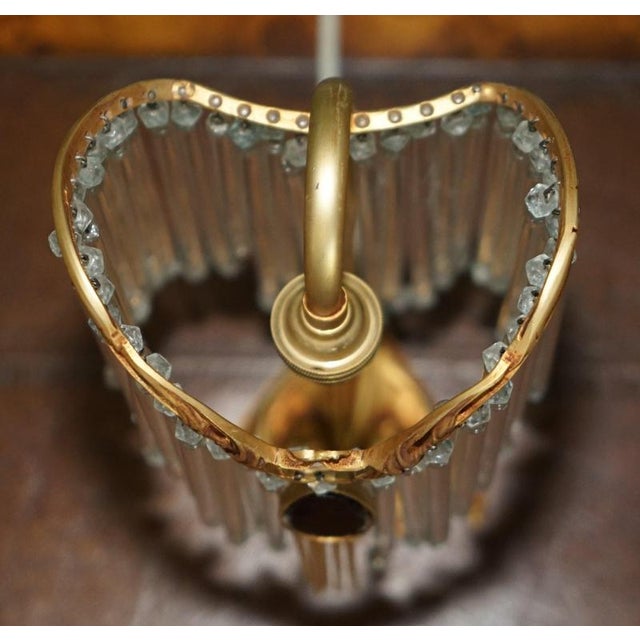 Vintage Art Nouveau Gilt Bronze and Glass Table Lamps by Hector Guimard, 1920, Set of 2 For Sale - Image 15 of 18