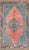 Green Tribal Design Vintage Turkish Rug in Teal, Blue, Green, Charcoal & Coral For Sale - Image 8 of 8