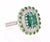 Gorgeous is an under-statement for this beauty! This ring has a Emerald Cut Green Tourmaline that weighs 2.81 Carats....