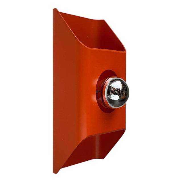 Mid-Century Space Age German Wall Lamp by Klaus Hempel for Kaiser Leuchten, 1960s For Sale