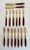 Vintage Thailand Rosewood Appetizer Utensil Set - Set of 15 For Sale In Los Angeles - Image 6 of 6