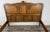 Wood Vintage French Louis XVI Style Oak Double Bed Frame with Carved Headboard For Sale - Image 7 of 10